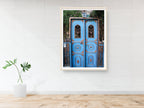 Israeli Jerusalem Blue and Gold Vintage Door Photography