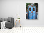Israeli Jerusalem Blue and Gold Vintage Door Photography