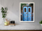 Israeli Jerusalem Blue and Gold Vintage Door Photography