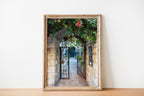 Jerusalem Garden Door Entrance with Ivy and Jerusalem stones