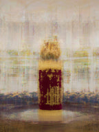 Jewish Old Bible Torah Scroll Closed Painting — Vertical