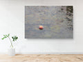 The Water Lily Flower on the Stream Impressionist Painting