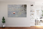 The Water Lily Flower on the Stream Impressionist Painting
