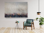 Jewish Kotel Wall Art Painting — Crowd of People Praying at the Western Wall (Kosel)