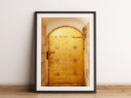 Gold Door at the Yochanan Ben Zakai Synagogue — Jewish Quarter of Jerusalem