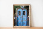 Israeli Jerusalem Blue and Gold Vintage Door Photography