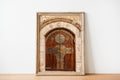 Jerusalem Old City Golden Wooden Door Photography — Elyahu Hanavi Sephardic Synagogue Entrance