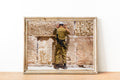 IDF Soldier Praying at the Kotel: Jerusalem Western Wall Painting