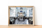 Tunisian Blue Sephardic Synagogue in Jerusalem
