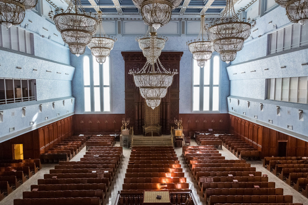 Belz Hasidic Great Synagogue in Jerusalem
