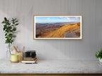 Panoramic Ramon Crater Israeli Negev Desert Mountain Sunrise Landscape — Holy Land View Photography