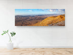 Panoramic Ramon Crater Israeli Negev Desert Mountain Sunrise Landscape — Holy Land View Photography