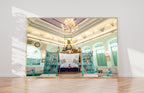 Blue Turquoise Sephardic Synagogue - Yamin Moshe Quarter - Jerusalem
