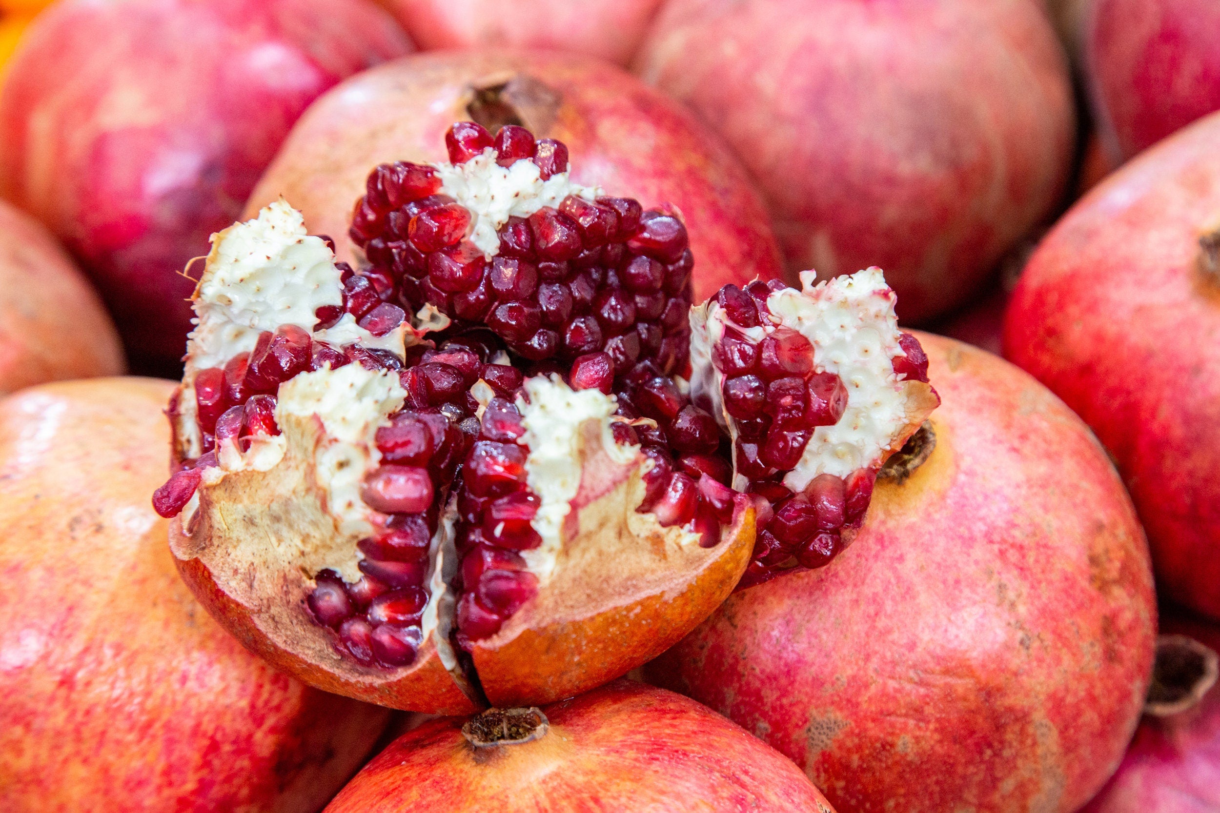 Red Fruit Pomegranate Rimon Opened — Kitchen Red