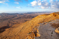 Ramon Crater Israeli Negev Desert Mountain Sunrise Landscape — Holy Land Photography