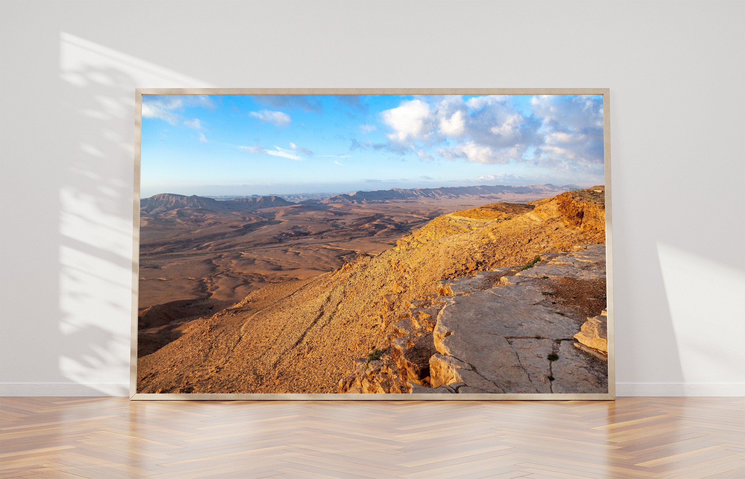 Ramon Crater Israeli Negev Desert Mountain Sunrise Landscape — Holy Land Photography
