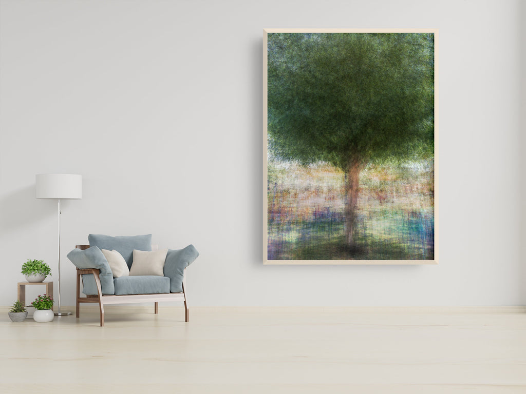 Holy Land Colorful Tree Impressionist Painting