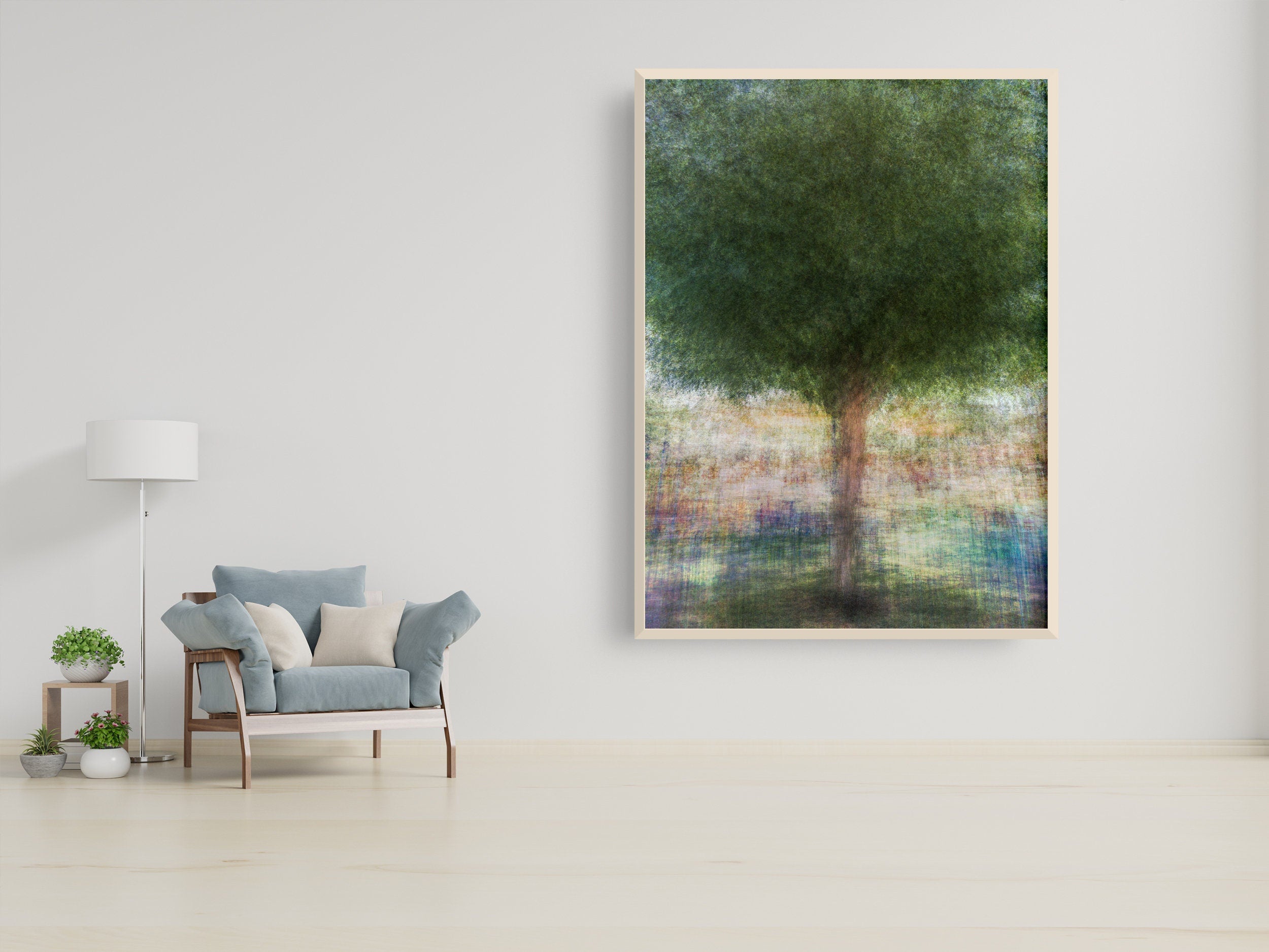 Holy Land Colorful Tree Impressionist Painting
