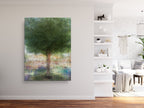 Holy Land Colorful Tree Impressionist Painting