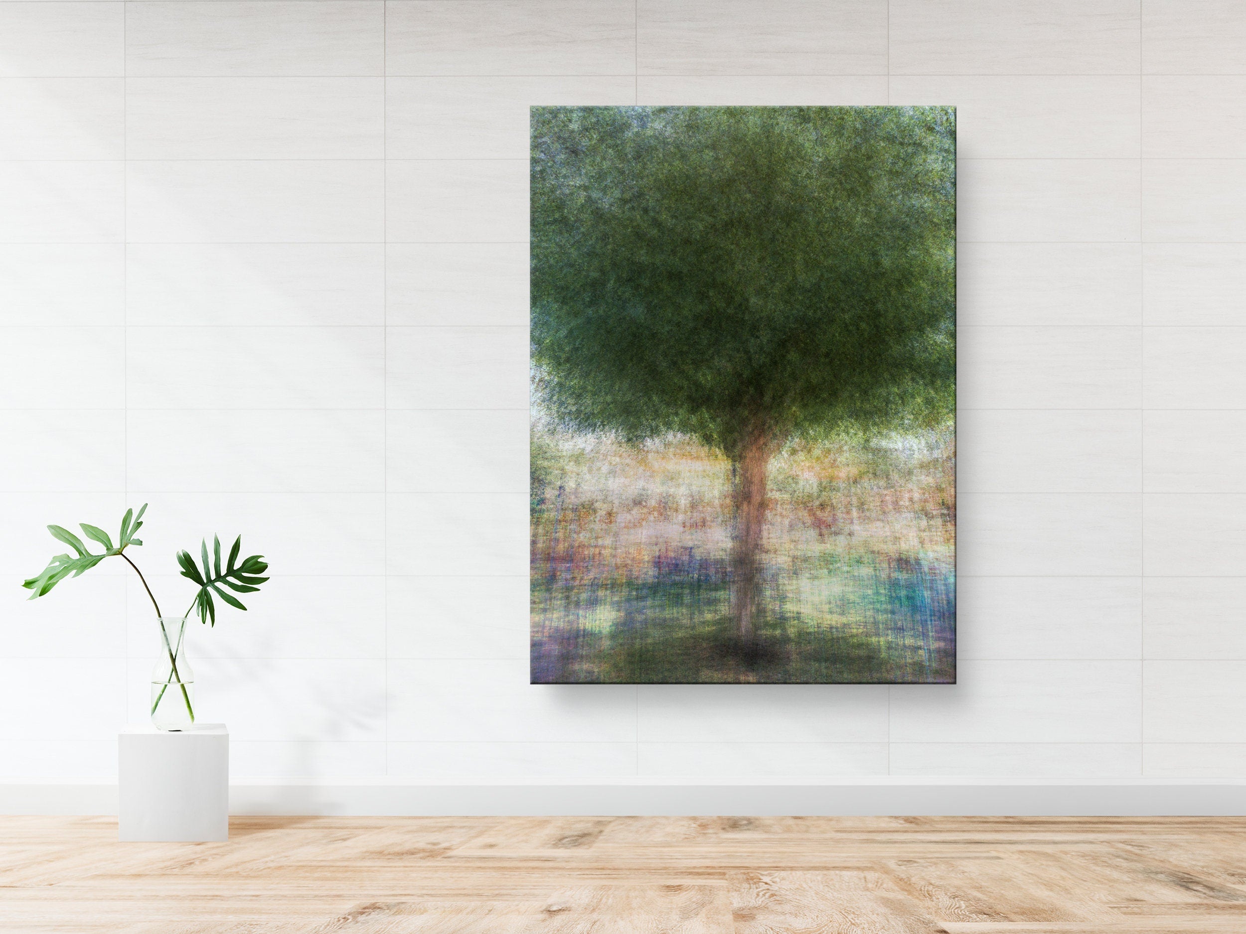 Holy Land Colorful Tree Impressionist Painting