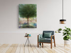 Holy Land Colorful Tree Impressionist Painting