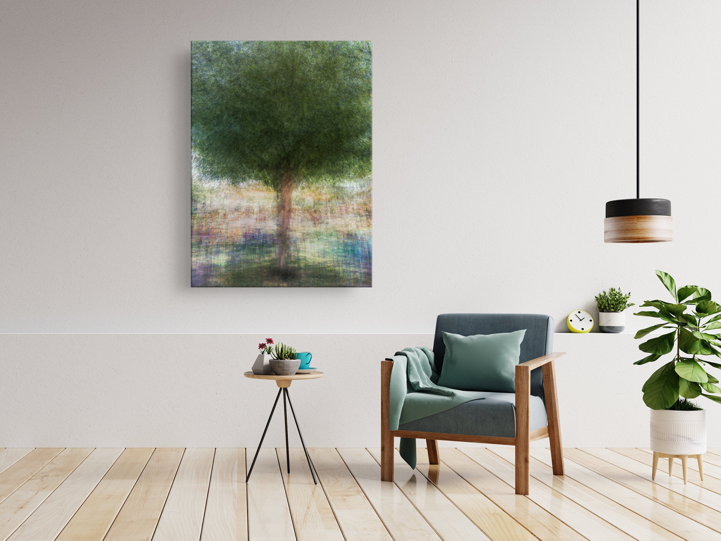 Holy Land Colorful Tree Impressionist Painting