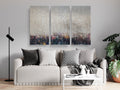 Kotel Western Wall Art: Abstract Triptych Impressionist Painting Print