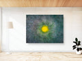 Yellow Flower Impressionist Painting: Abstract Fine Art Canvas Print