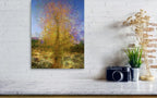 Gold Tree Painting by Night — Canvas