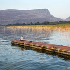 Israeli Holy Land Tiberias Lake — Sunrise Yoga Training at the Kinneret — Sea of Galilee