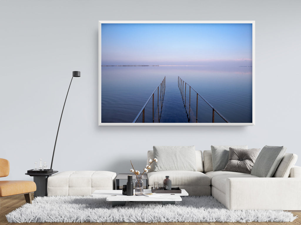 Israeli Dead Sea Seascape Sunset — Holy Land Scenery