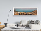 Panoramic Israeli Holy Land Tiberias Lake Sunset — Kinneret Sea of Galilee from the Arbel Mount