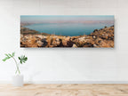 Panoramic Israeli Holy Land Tiberias Lake Sunset — Kinneret Sea of Galilee from the Arbel Mount
