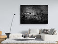 Back and White Kotel Stone Wall Art with a Prayer Note