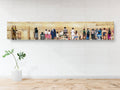 Panoramic Kotel Western Wall Print: Israeli IDF Tsahal Soldiers Women Praying