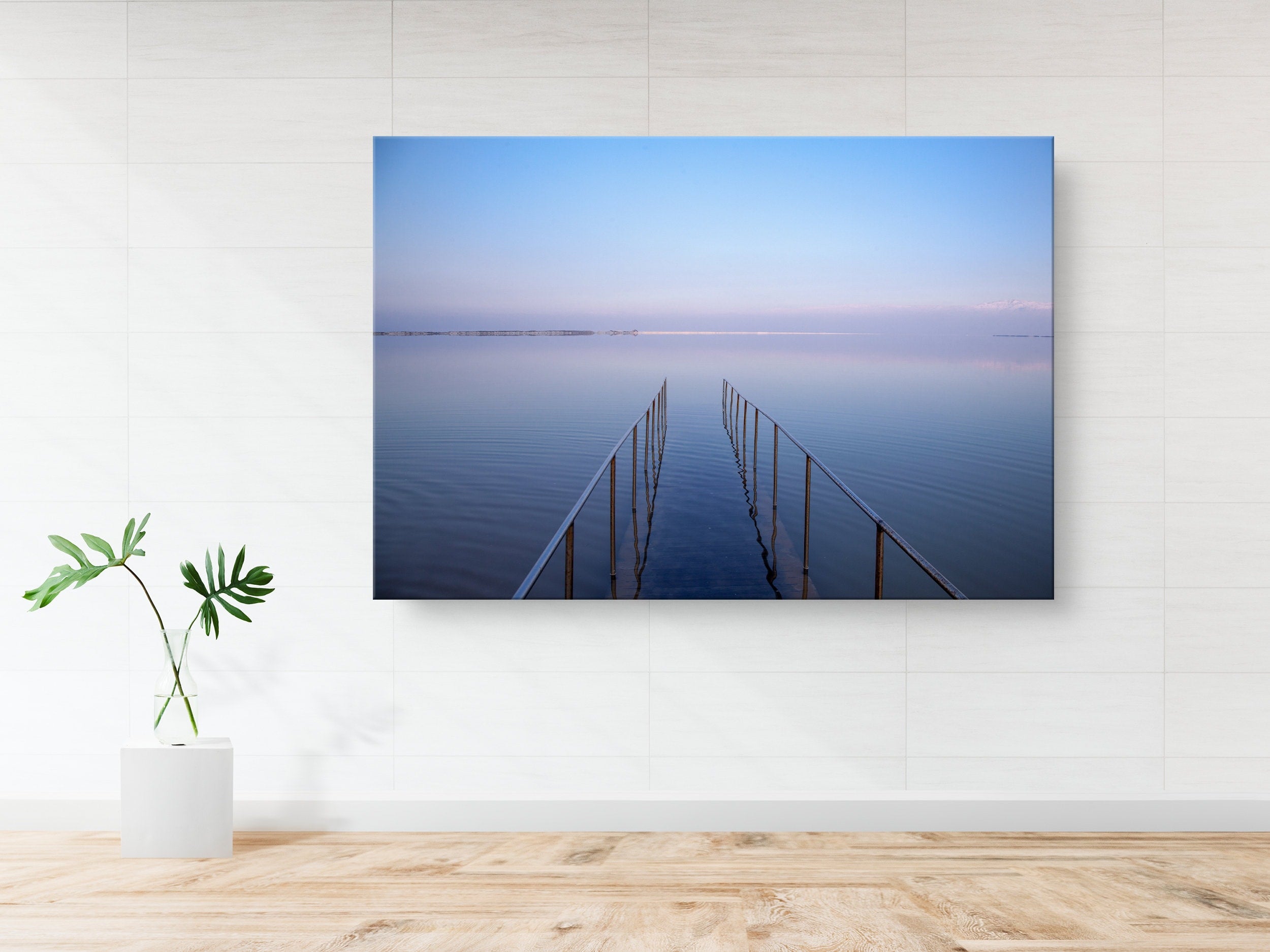 Israeli Dead Sea Seascape Sunset — Holy Land Scenery