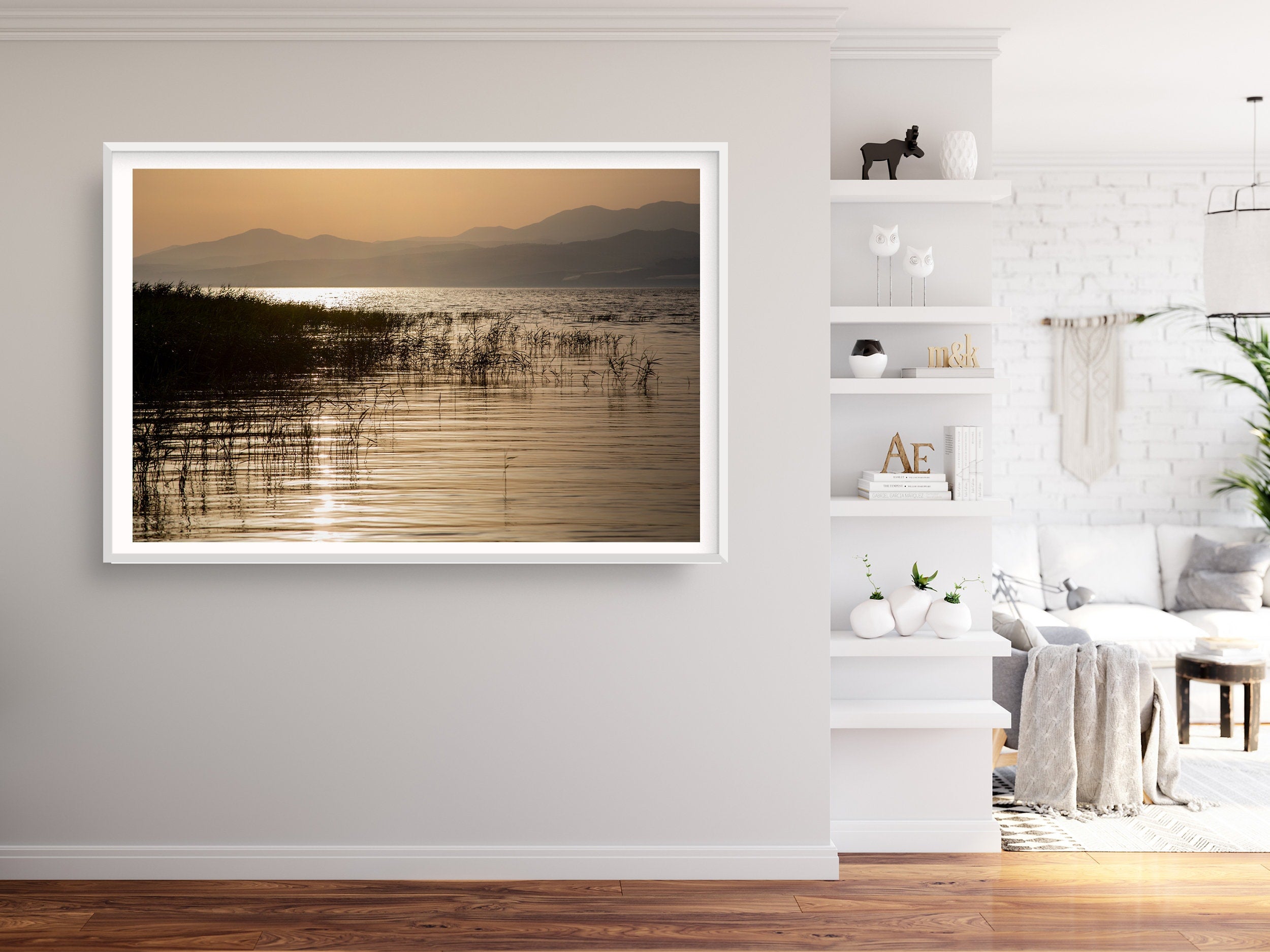 Israeli Holy Land Tiberias Lake — Sea of Galilee — the Kinneret at the Sunset