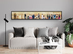 Panoramic Kotel Western Wall Print: Israeli IDF Tsahal Soldiers Women Praying