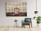 Jewish Old Bible Torah Scroll Opened Painting