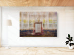Jewish Old Bible Torah Scroll Opened Painting