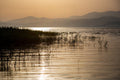 Israeli Holy Land Tiberias Lake — Sea of Galilee — the Kinneret at the Sunset