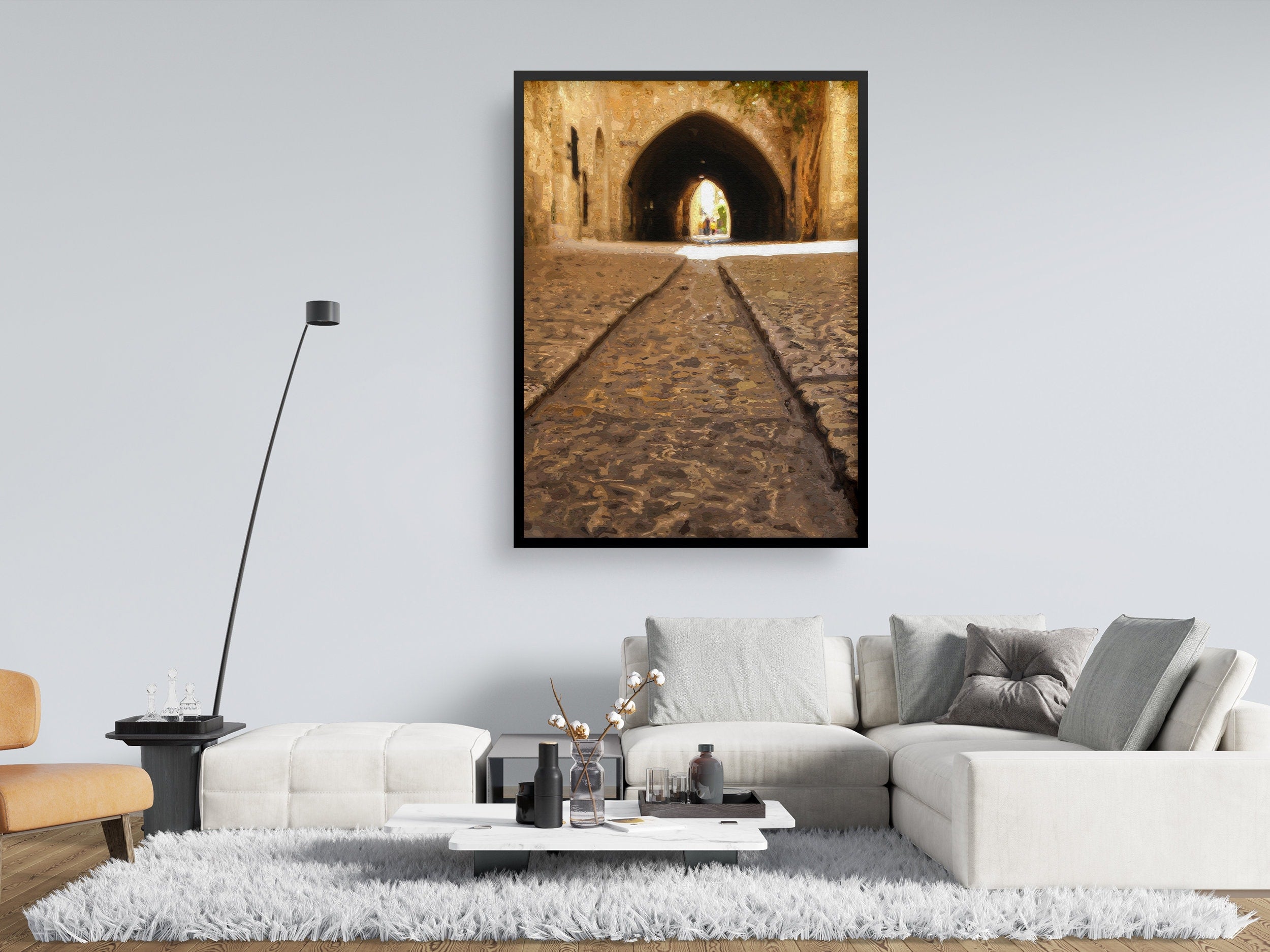 Jerusalem Old City Print: Jewish Quarter Archway