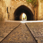 Jerusalem Old City Print: Jewish Quarter Archway