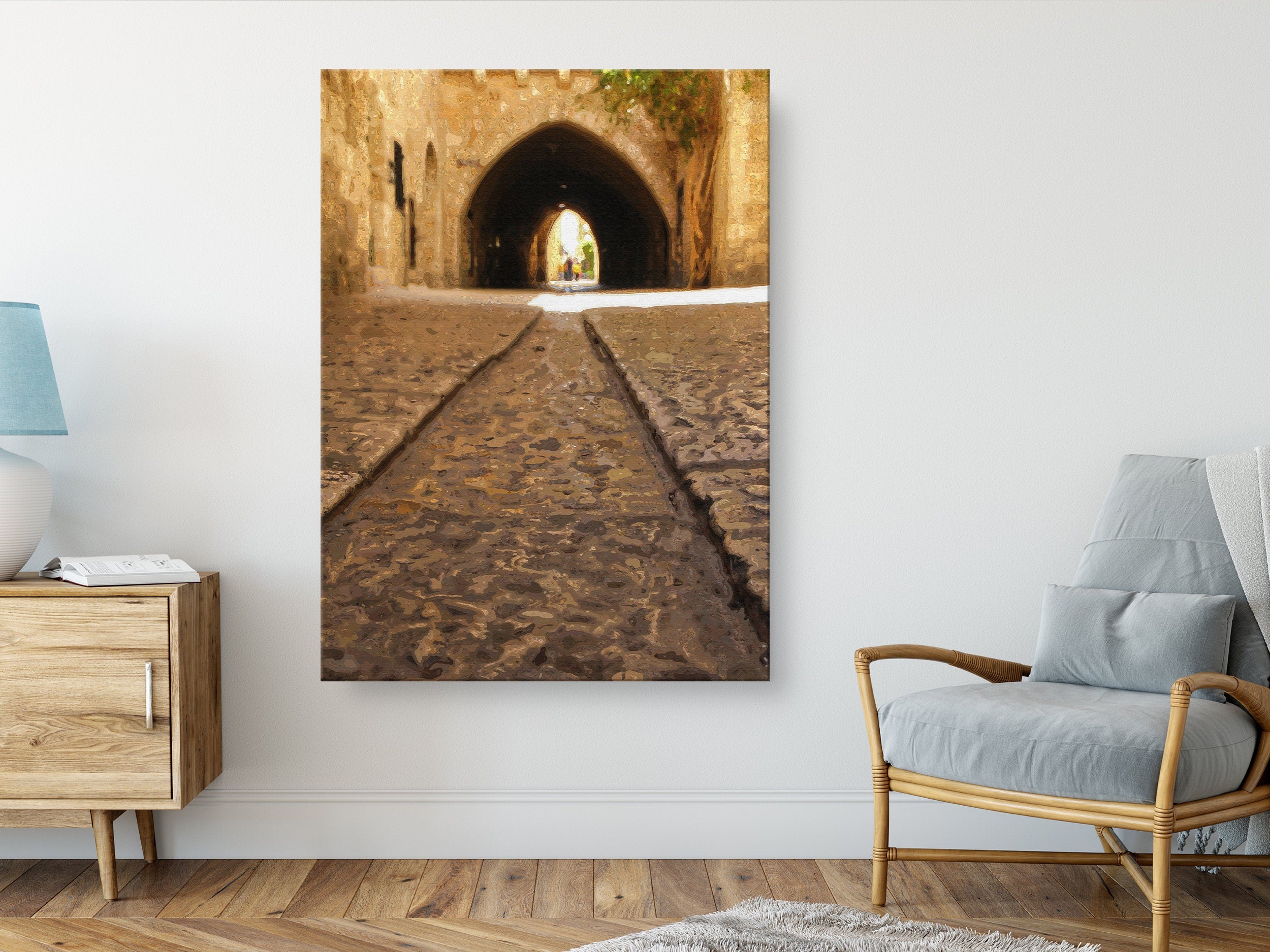 Jerusalem Old City Print: Jewish Quarter Archway