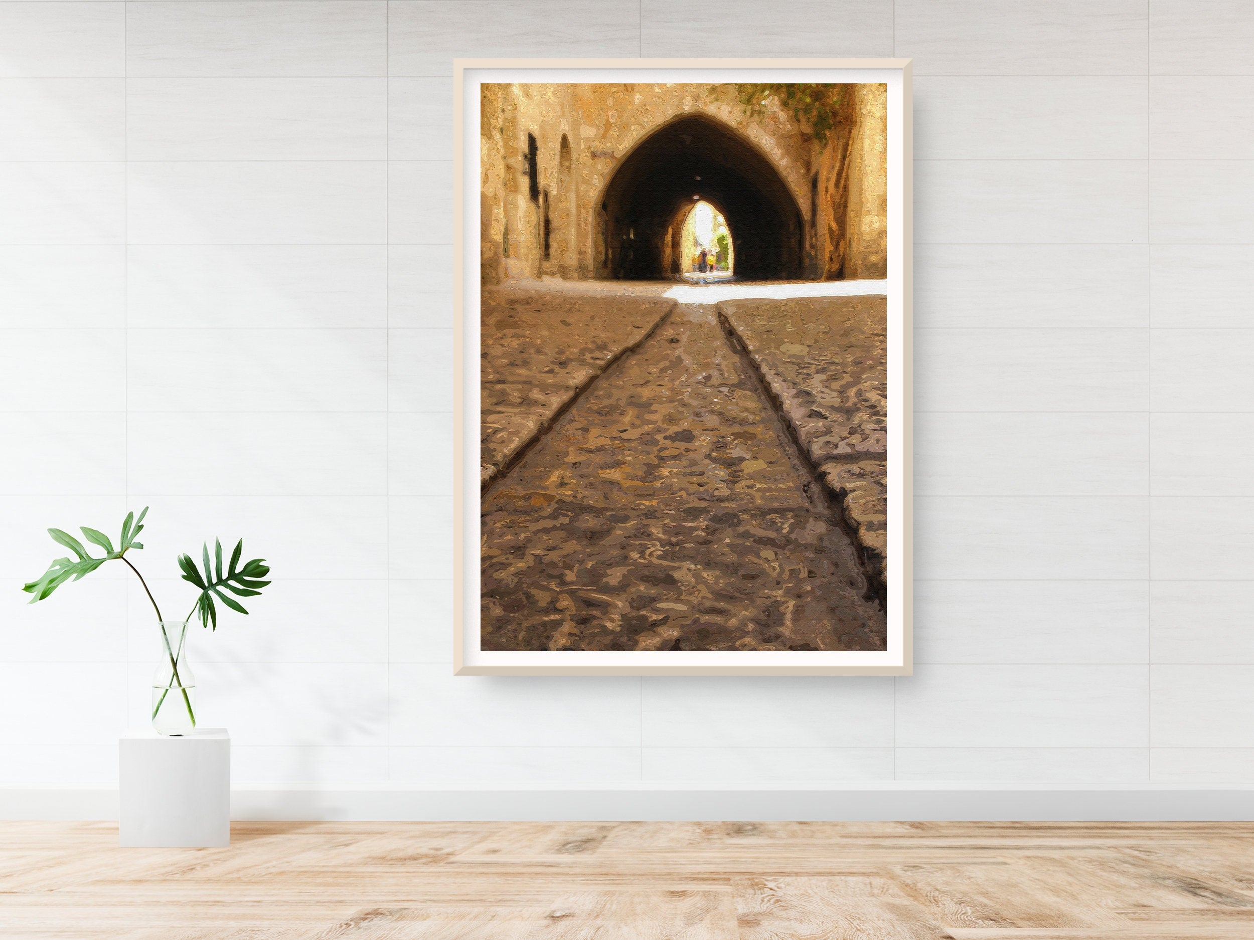 Jerusalem Old City Print: Jewish Quarter Archway