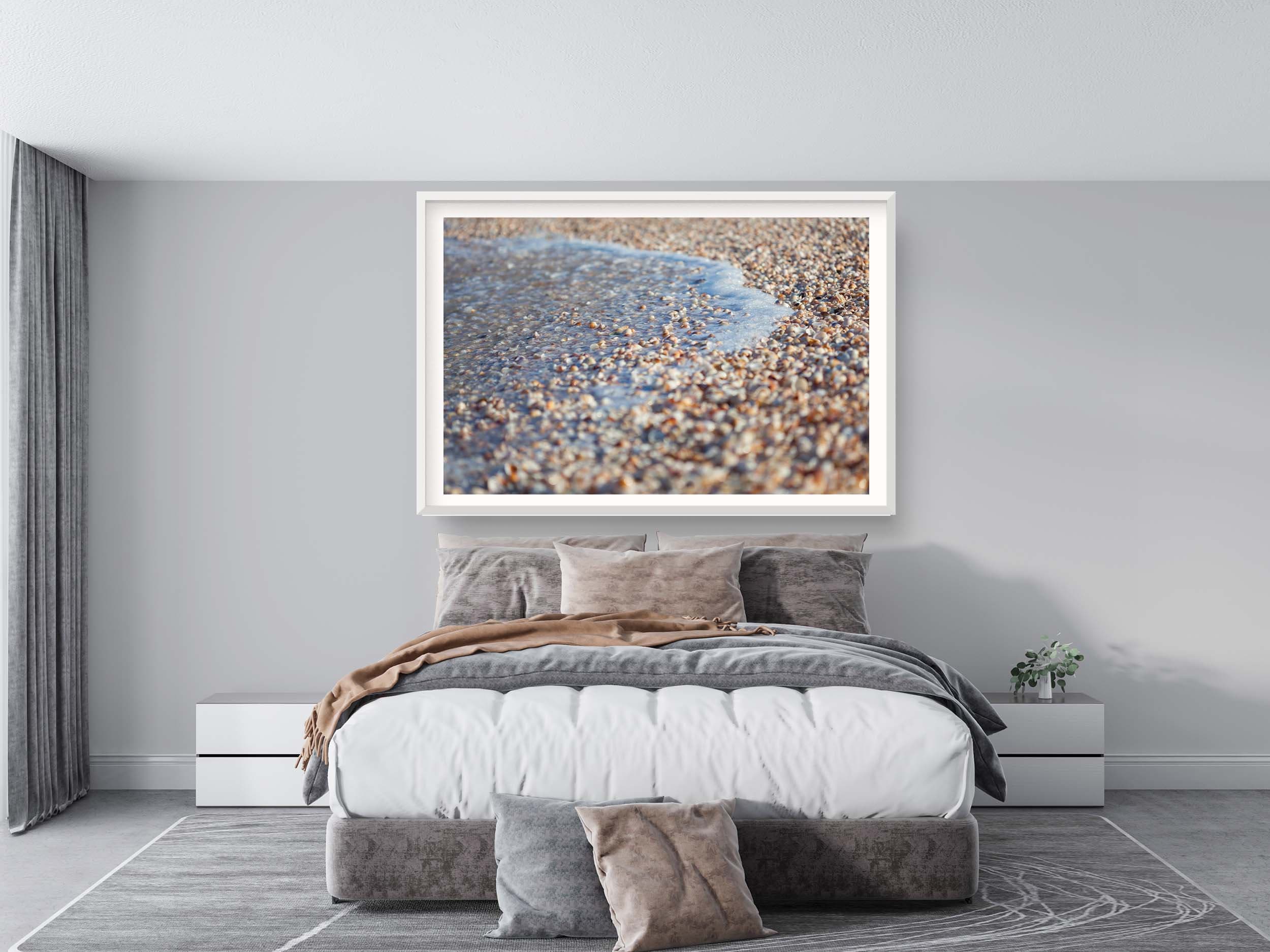 Wave and Shells Israeli Holy Land Beach Coastal Photography