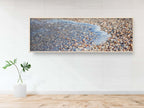Panoramic Israeli Holy Land Beach and Shells — Coastal Mediterranean Sea Photography