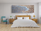 Panoramic Israeli Holy Land Beach and Shells — Coastal Mediterranean Sea Photography