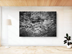 Black and White Israeli Jewish Kotel — Prayer Notes In a Western Wall Stone