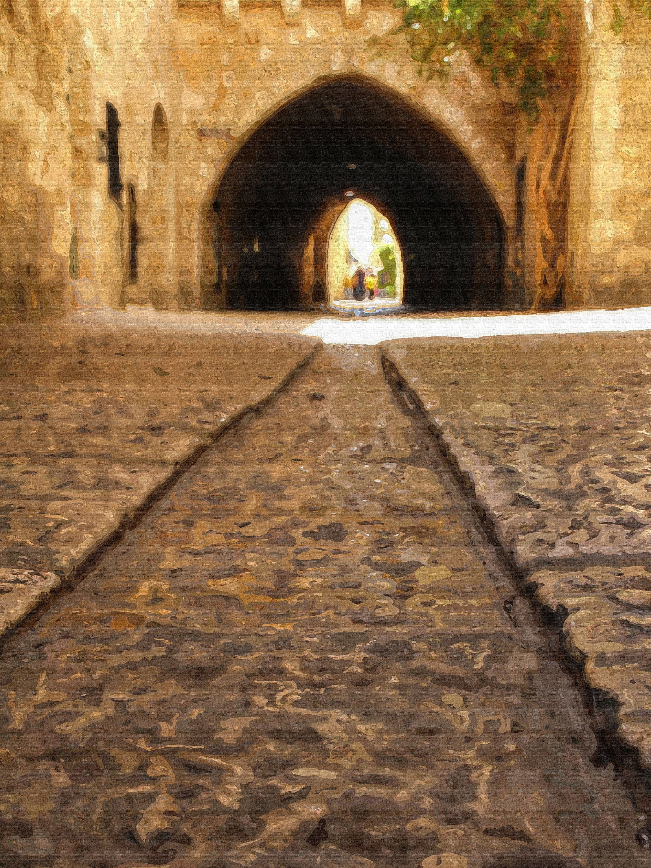 Jerusalem Old City Print: Jewish Quarter Archway